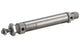 AVENTICS 0822034203 Pneumatic Piston Rod Cylinder - 25mm Bore, 50mm Stroke, MNI Series, Double Acting