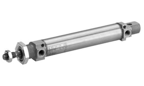 AVENTICS 0822334508 Pneumatic Piston Rod Cylinder - 25mm Bore, 200mm Stroke, MNI Series, Double Acting