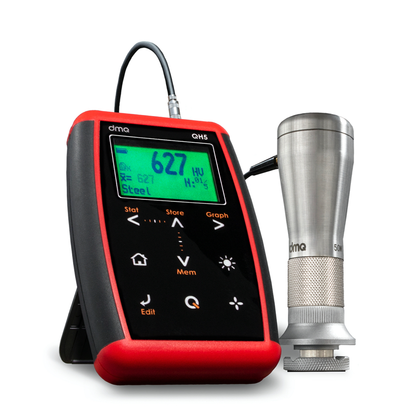 DMQ QH5 U | Portable Ultrasonic Compact Impedance Hardness Tester | Range 100HV to 940HV