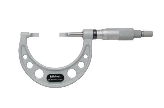Mitutoyo 122-102-10 | Blade Micrometer | Series 122 | Graduation 0.01mm | Accuracy ± 0.003mm | Range 25 to 50mm