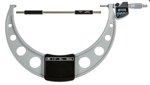 Mitutoyo 293-357-30 | Digital Micrometer IP65 | Inch/Metric Range 11 - 12" (279.4 - 304.8 mm) | with Data Output