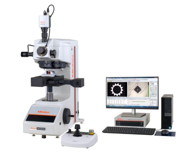 Mitutoyo 810-409-11-CSET1 | Automatic Micro Vickers Hardness Testing Machine | HM-220 C-Type Set | Operation Temperature 5 to 40°C | Vibration Frequency 5Hz or lower | Mass 50 kg