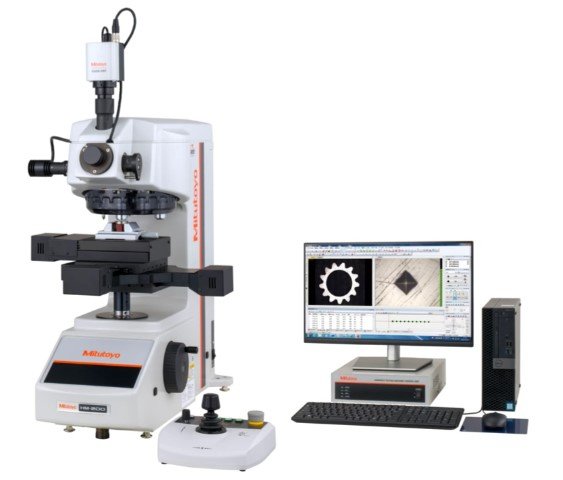 Mitutoyo 810-409-11-DSET1 | Fully Automatic Micro Vickers Hardness Testing Machine | HM-220 D-Type Set | Operation Temperature 5 to 40°C | Vibration Frequency 5Hz or lower | Mass 53 kg