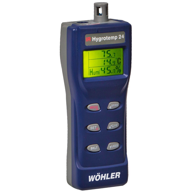 Wohler Infrared Hygrotemp 24 | Temperature range -20 - 50 °C