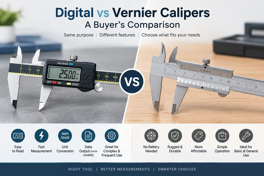 Digital vs Vernier Calipers: A Buyer’s Comparison