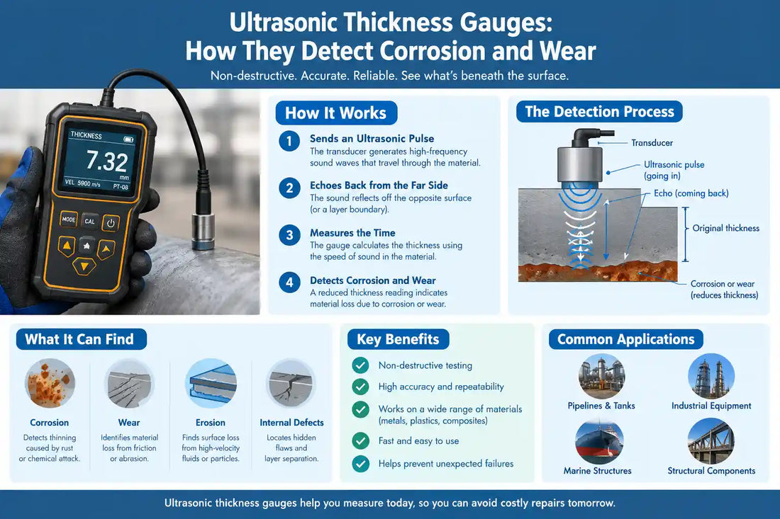 Ultrasonic Thickness Gauges: How They Detect Corrosion and Wear
