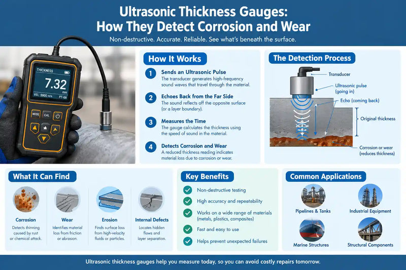 Ultrasonic Thickness Gauges: How They Detect Corrosion and Wear