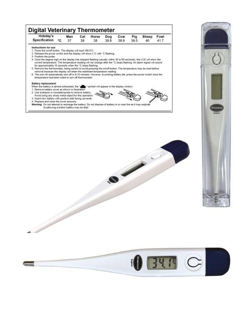 Brannan 11/015/2 | Digital Vets Thermometer, Standard °C Only | 32 to 42 °C - generaltechuae (2)