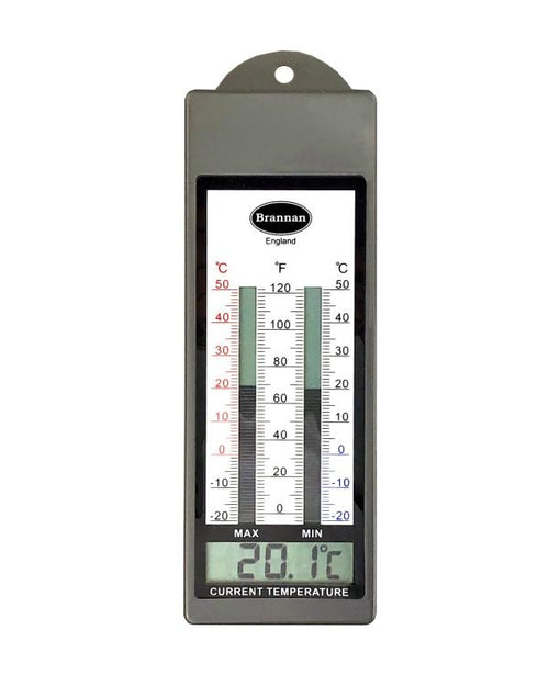 Brannan 12/434/3 | Waterproof Digital Max Min Thermometer | IP66, -20 to 50 °C - generaltechuae