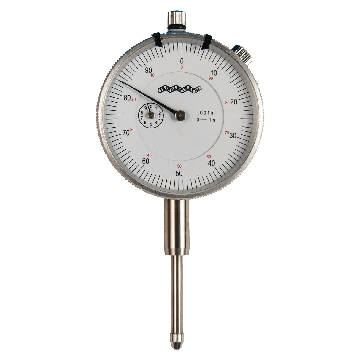Flexbar 12001 | Precision Dial Indicator AGD 2, Magnetic Back | 1" range, .001", 0-100 scale - generaltechuae