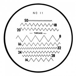 Flexbar 12265-11 | Reticle #11 for 10X Pocket Comparator | 1-3/8 in Dia. - generaltechuae