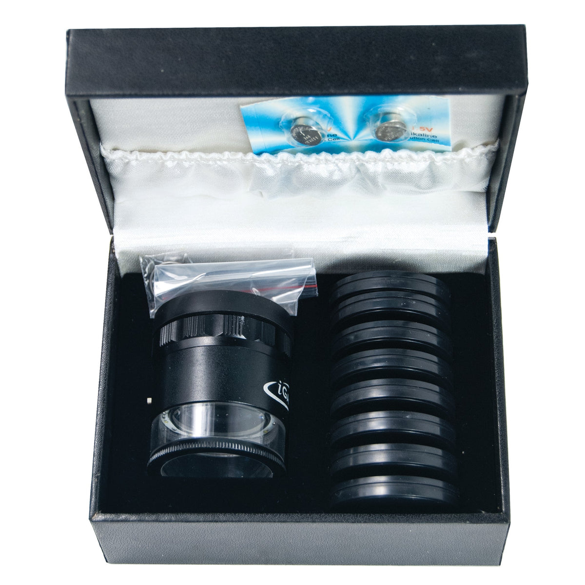 Flexbar 12506 | 10X LED Lighted Pocket Optical Comparator Set | 9 Reticles - generaltechuae