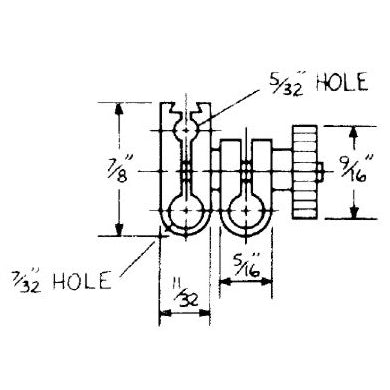 Flexbar 12517 | Dovetail Swivel Clamp | 7/32" x 7/32" - generaltechuae (3)