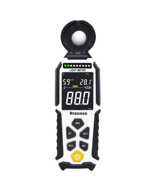 Brannan 13/492/0 | Heavy Duty Light Meter with Temperature & Humidity | 0 to 400 klux, Lux/Fc - generaltechuae