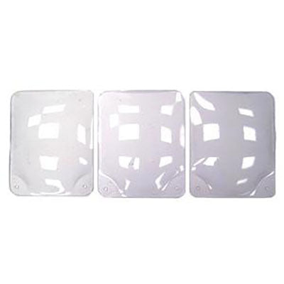 Flexbar 13093 | Replacement Concave Shield | 6 x 8 in Acrylic, Carton of 3 - generaltechuae