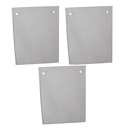 Flexbar 13122 | Replacement Flat Shield | Acrylic, 10 x 12 in, Carton of 3 - generaltechuae