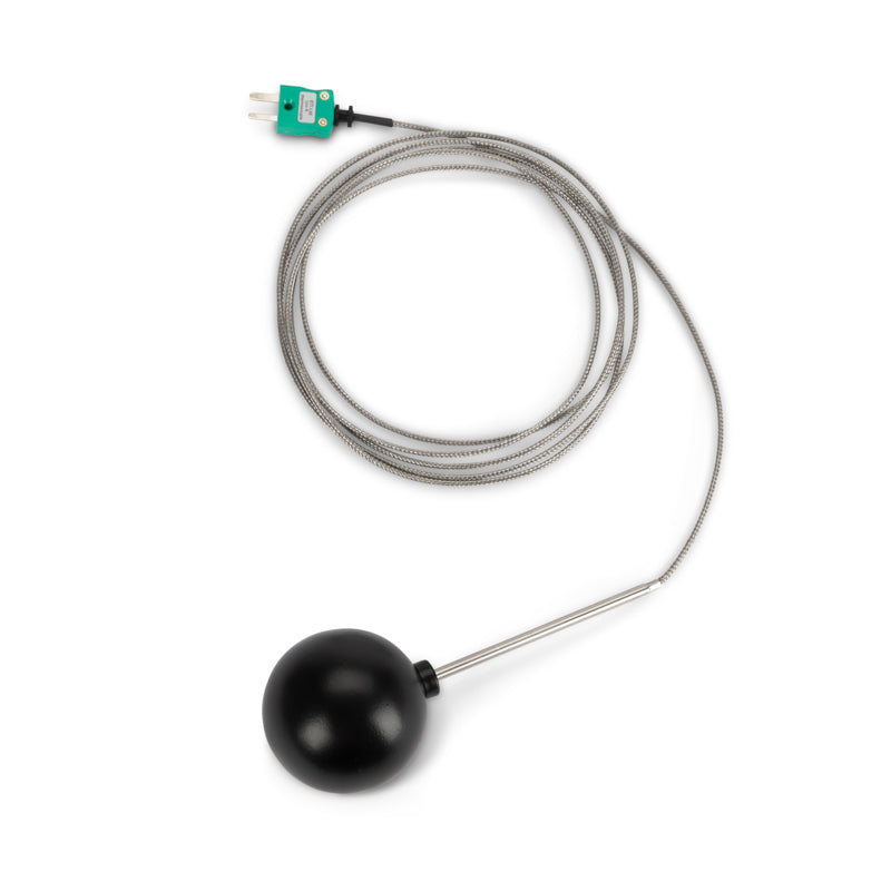 ETI 133-477 | Black Ball Probe | Type K, 2 m Stainless Steel Braided Lead - generaltechuae