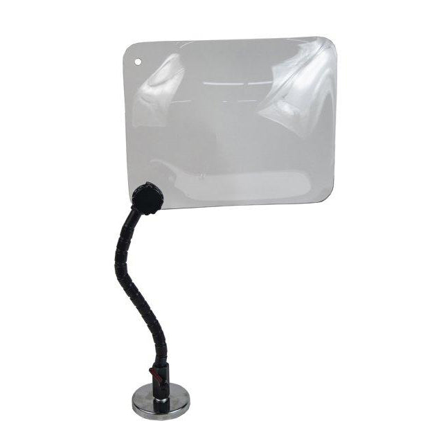 Flexbar 13315 | Flex-Shield Concave Safety Shield | 10 x 12 in, Magnetic Base - generaltechuae