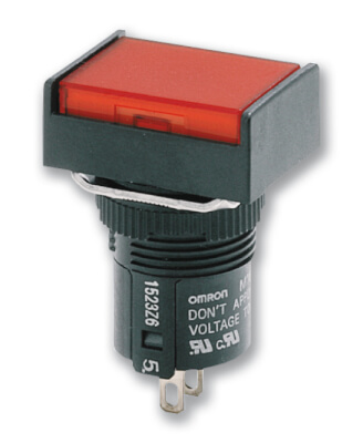 OMRON A16-24DSR | Red Push Button Switches