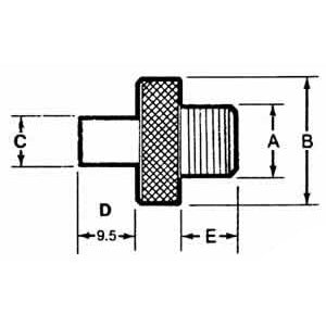 Flexbar 10331 | UNC Hole Location Plug (Inch) | 7/8-9 - generaltechuae (2)