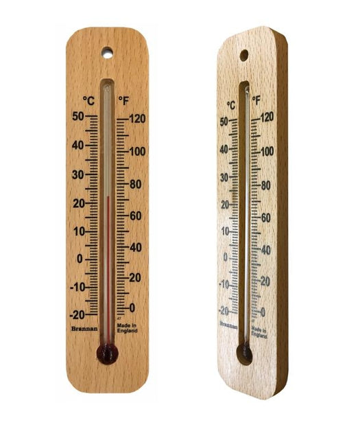 Brannan 14/210/3 | 150 mm Wood Wall Thermometer | -20 to +50 °C/°F - generaltechuae (2)