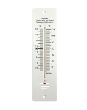 Brannan 14/390/3 | 255 mm Workplace Wall Thermometer | 16 °C recommended mark - generaltechuae