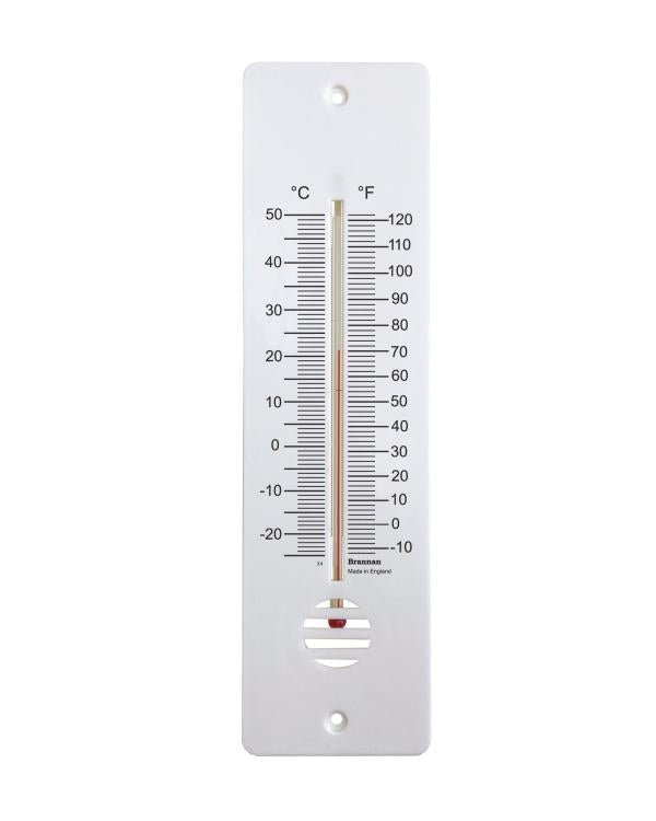 Brannan 14/440/3 | 255 mm Plastic Wall Thermometer | -20 to +50 °C/°F - generaltechuae