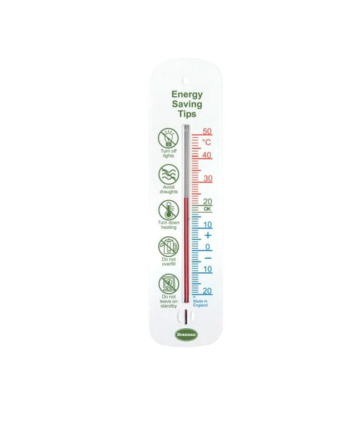 Brannan 14/875/2 | 155 mm Energy Saving Tips Wall Thermometer | -20 to +50 °C - generaltechuae