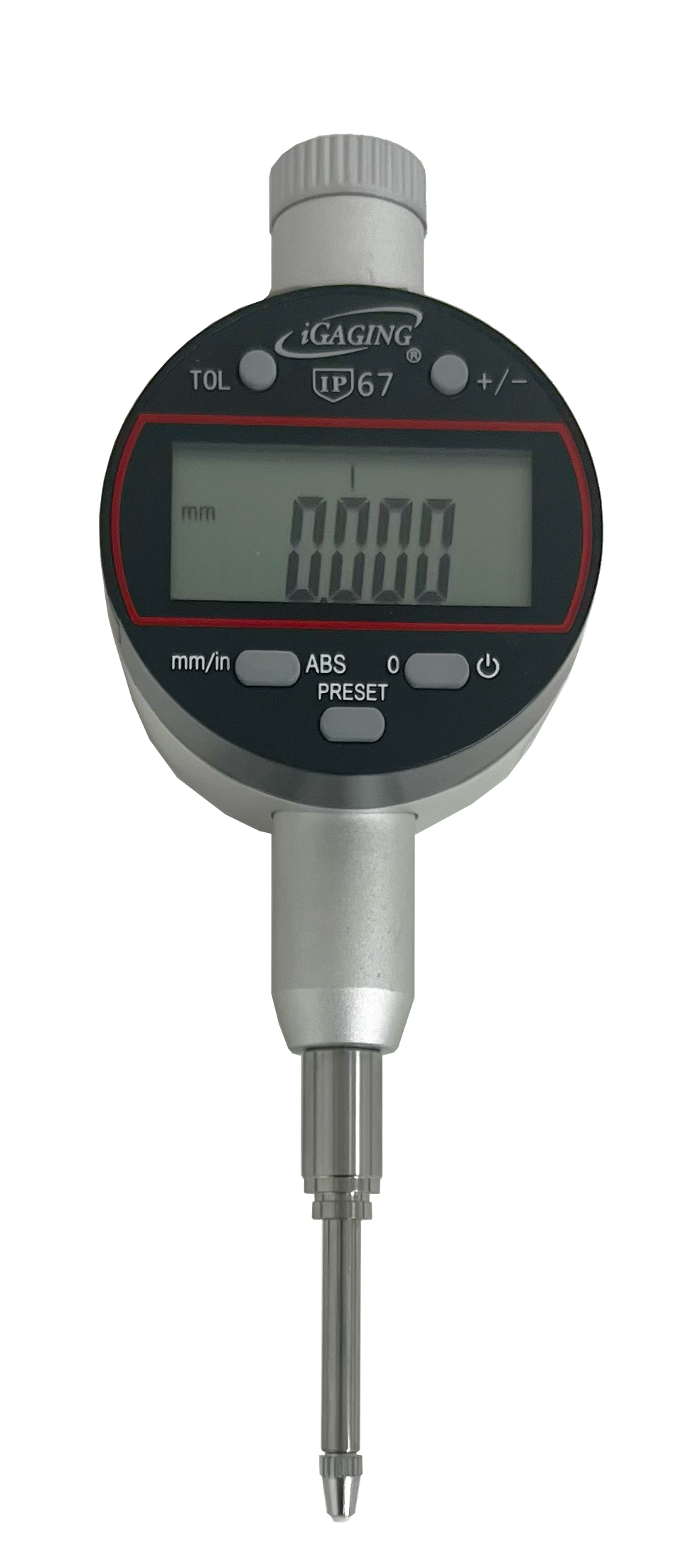 Flexbar 15830 | Digital Electronic Indicator | 0-1 in / 25 mm, Dual Analogue-Digital Display - generaltechuae
