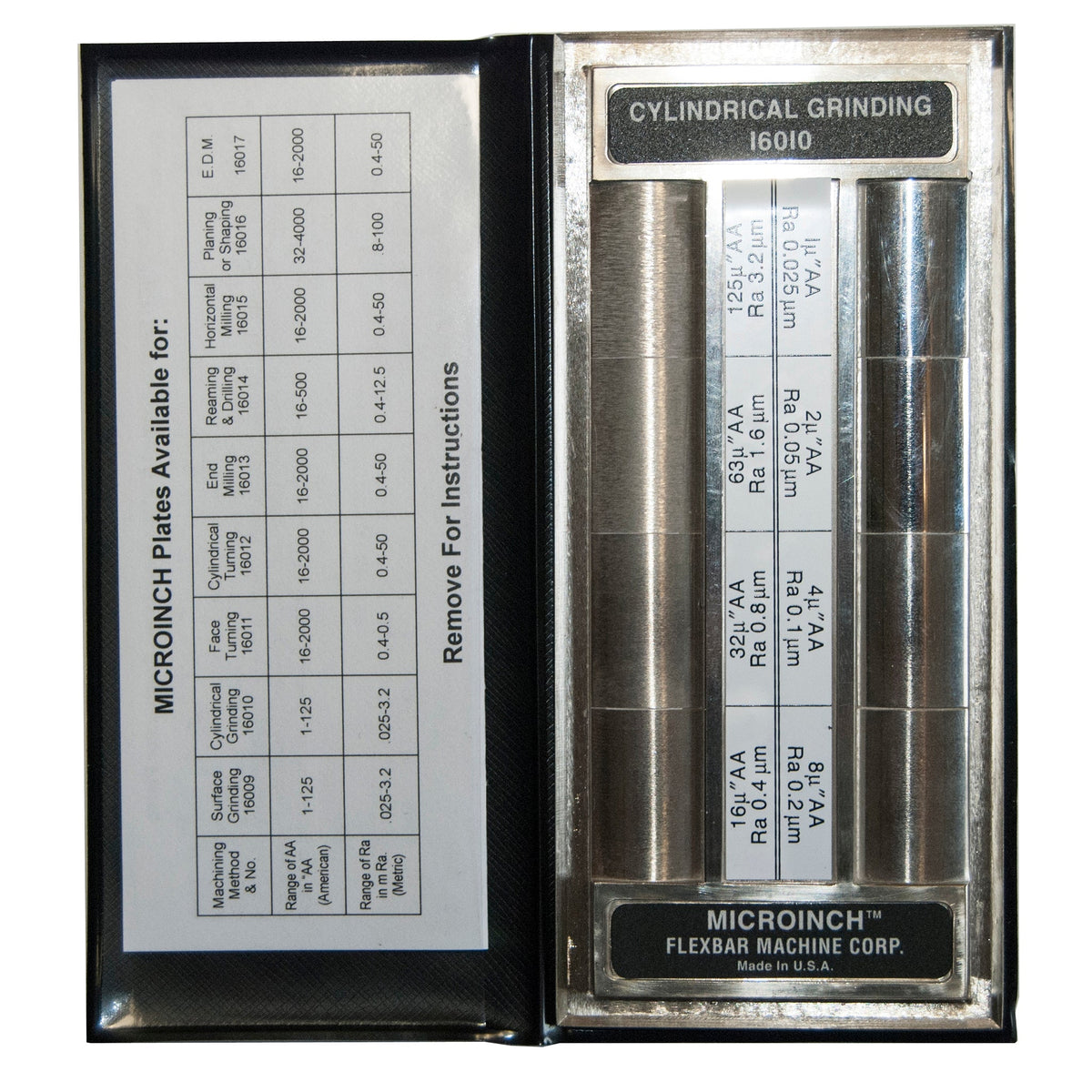 Flexbar 16010 | Microinch Comparator Plate | Cylindrical Grinding, Non-Calibrated - generaltechuae