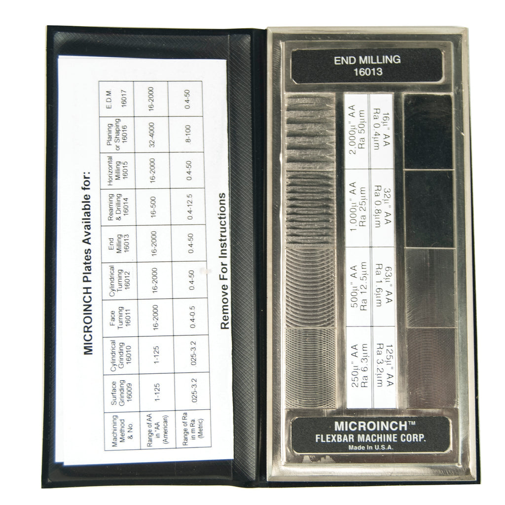 Flexbar 16013-CAL | Microinch Comparator Plate | End Milling, Calibrated - generaltechuae