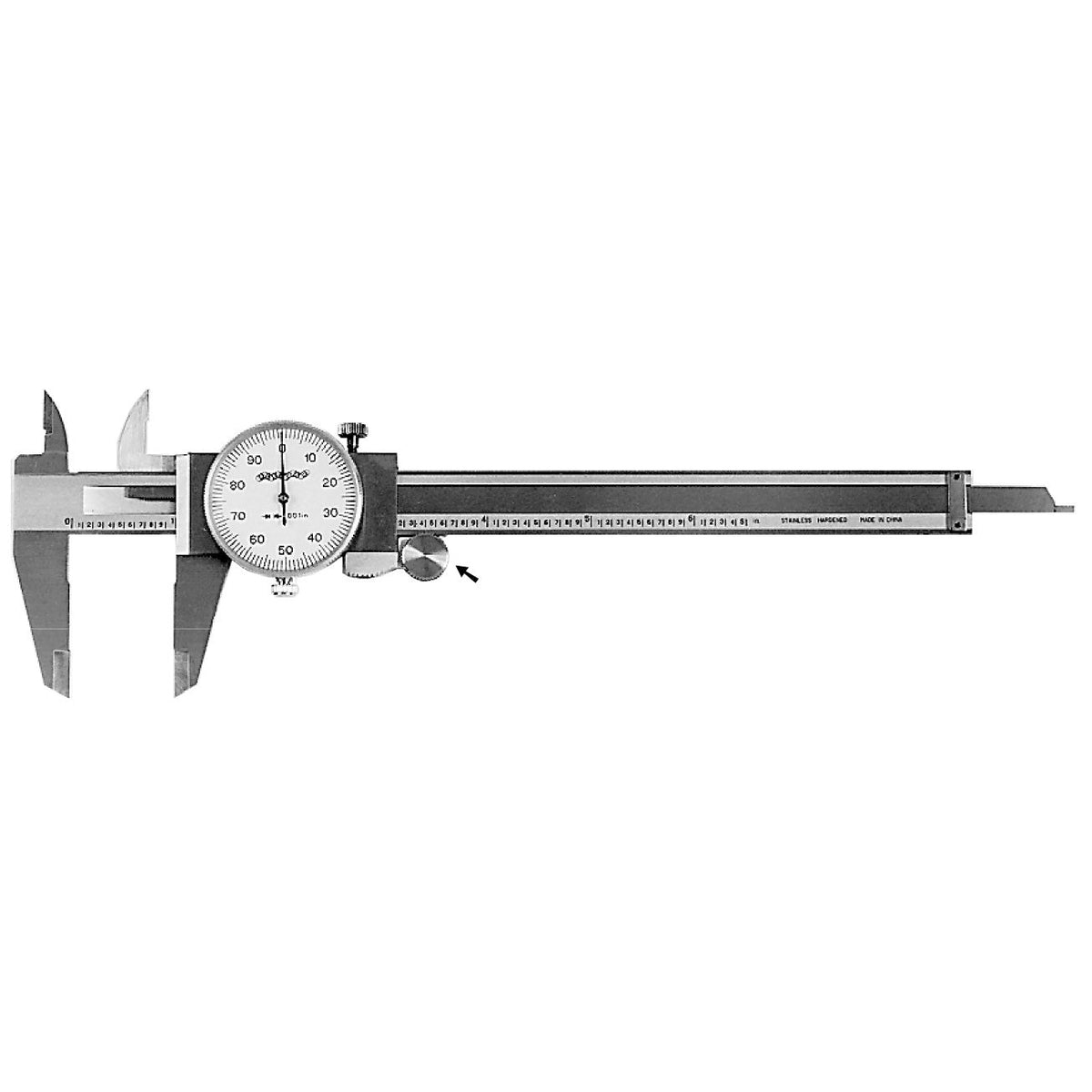 Flexbar 16278 | Precision Dial Caliper | 0-6 in, Inch - generaltechuae