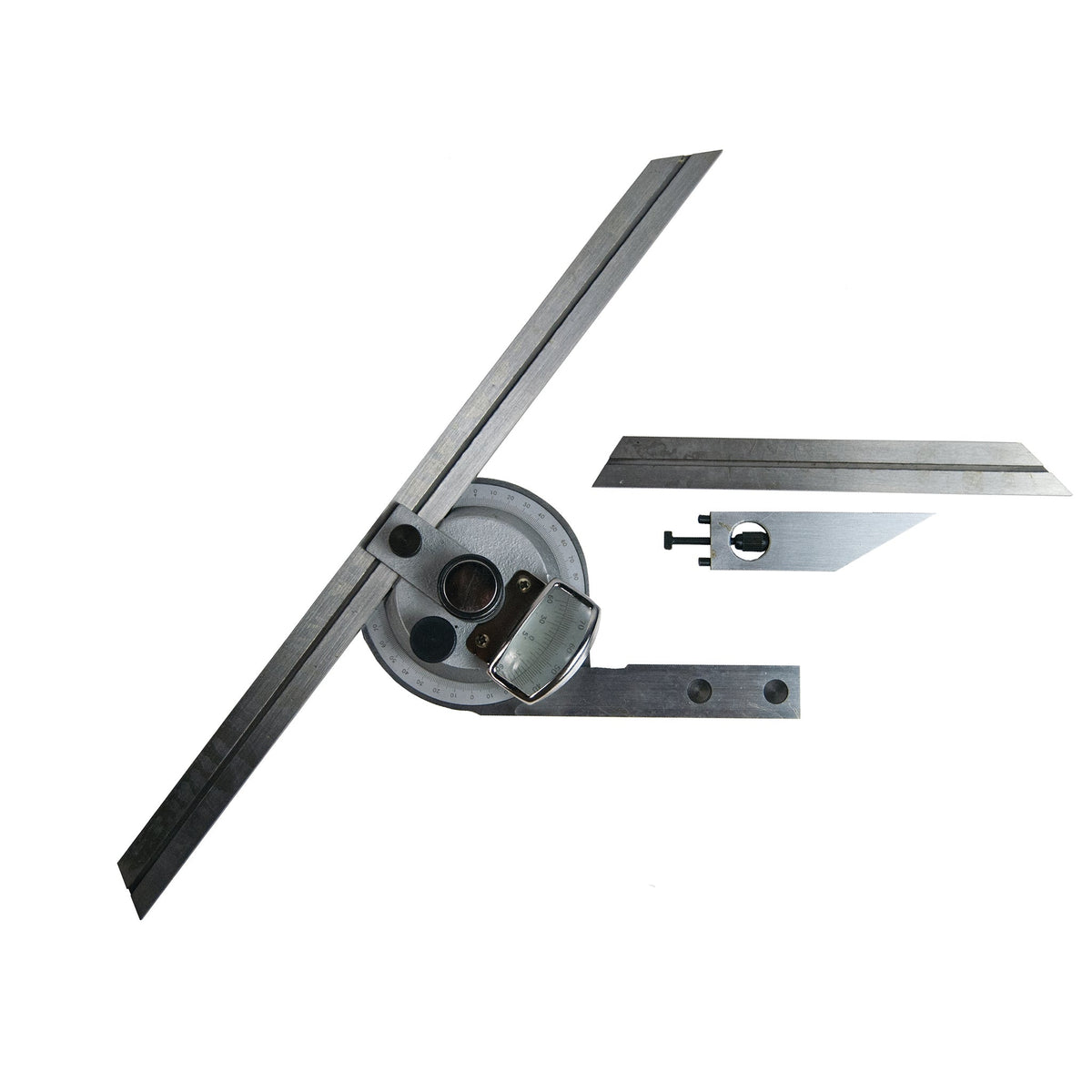 Flexbar 16330 | Economy Universal Bevel Protractor | 5' Reading, 6 in & 12 in Blades - generaltechuae