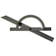 Flexbar 16331 | Economy Precision Bevel Protractor | 0-170°, 12 in Blade - generaltechuae