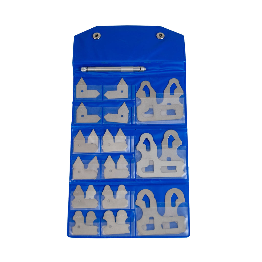 Flexbar 17391 | 25 Piece Radius Gage Set | .010 to .500 in, with Holder - generaltechuae