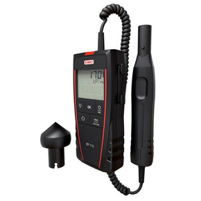 Tachometer, Range optic: 60 to 60,000 rpm and contact: 30 to 3,000 rpm