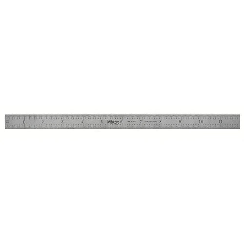 Mitutoyo 182-125 Wide Rigid Rule, Size 12" x 300mm
