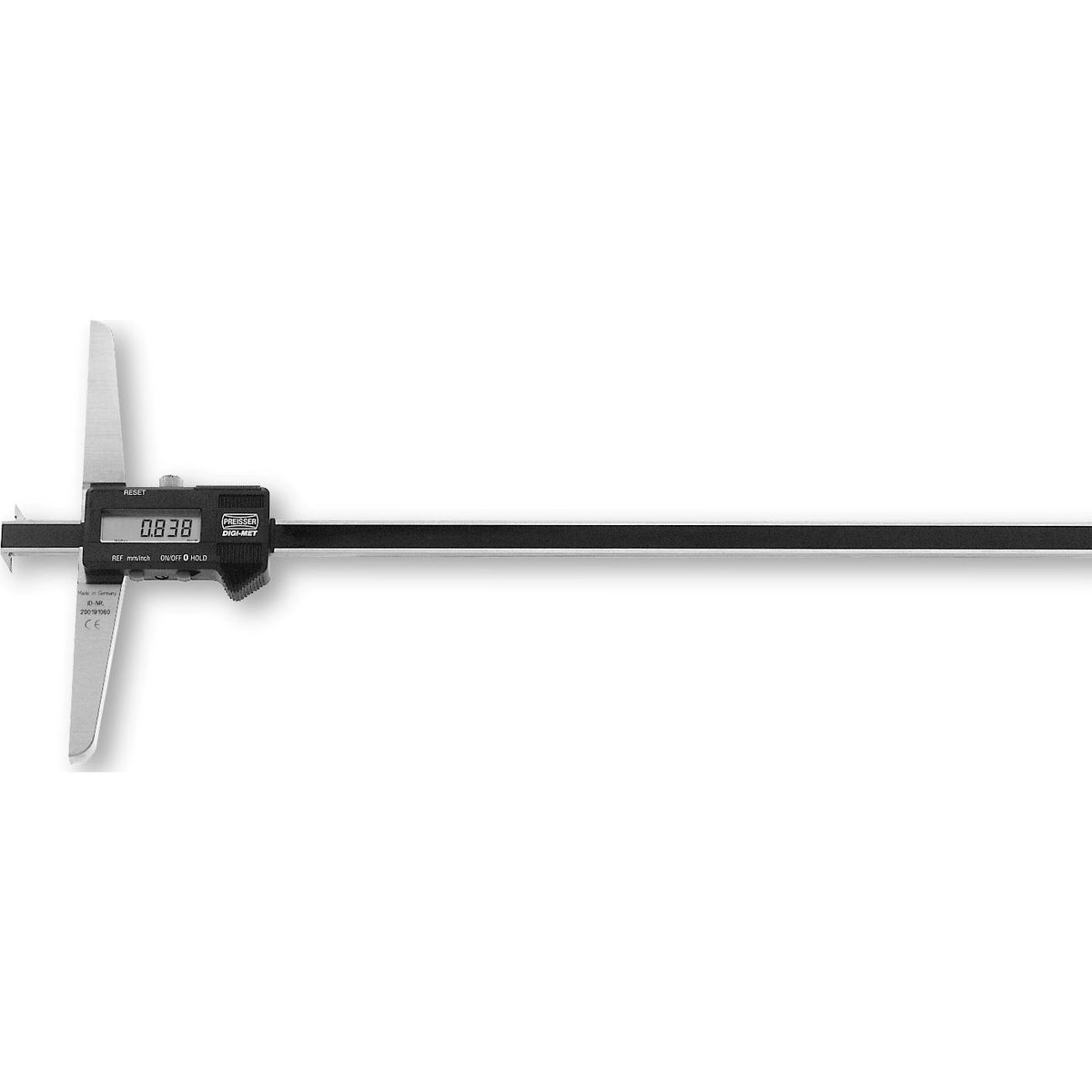 Flexbar 18215 | DIGI-MET Offset Legs Depth Gauge | 0-12 in, .0005 in Resolution - generaltechuae
