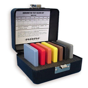 Flexbar 18883 | Shore A Durometer Test Kit | 7 Blocks, Certified - generaltechuae