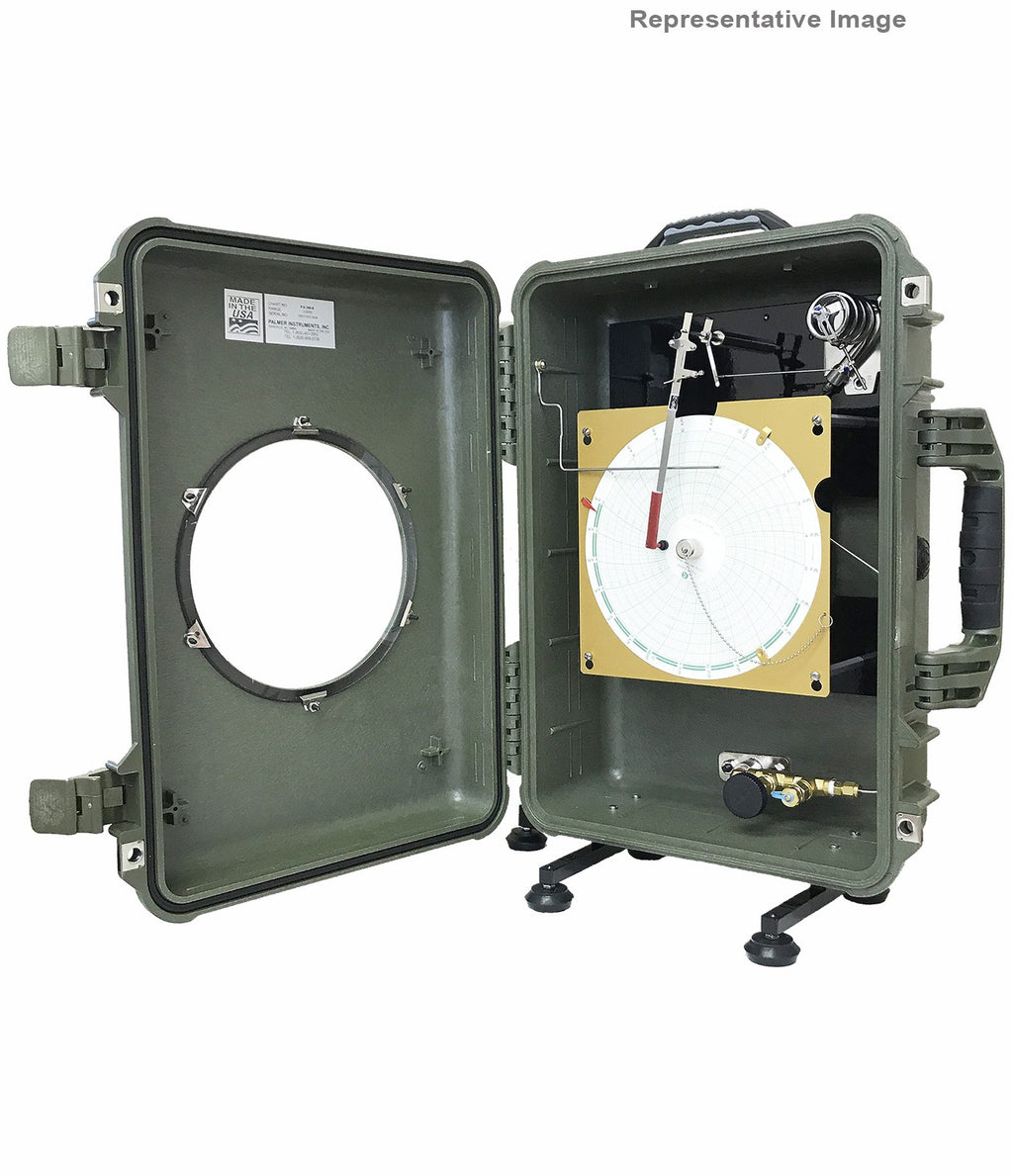 Palmer Wahl 4P_Recorder | Pelican Case Pressure Recorder with Valving and Test Ports | 8 in - generaltechuae