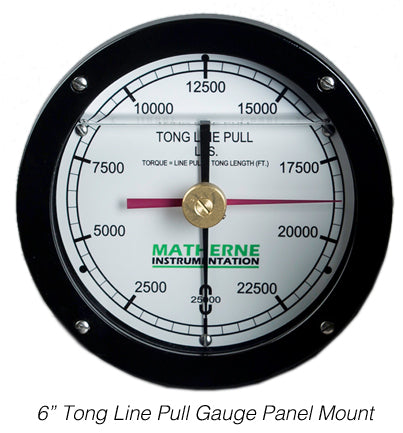 Matherne Universal Tong Line Pull System | 6 in Dial, up to 30,000 lbs, 25 ft Hose - generaltechuae
