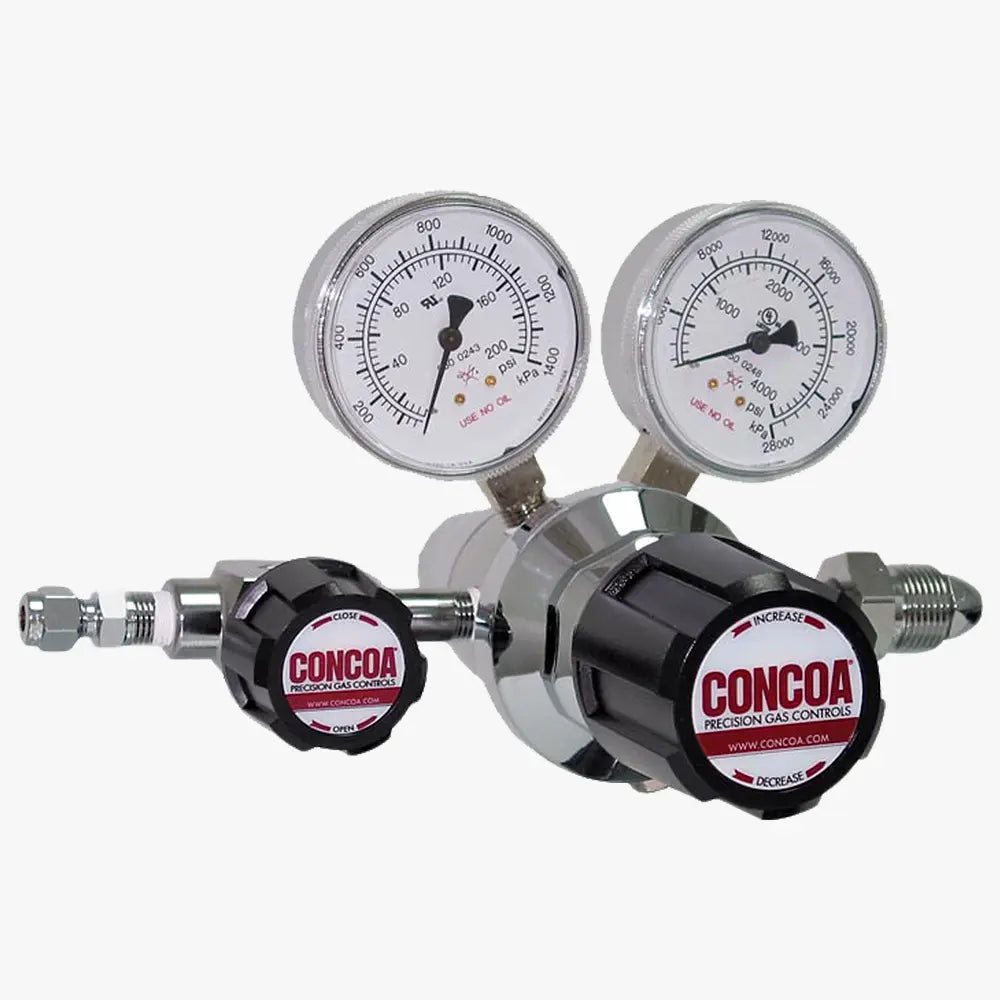 CONCOA 212 Series | Two Stage Pressure Regulator | 3000 PSIG Inlet, Cv 0.28