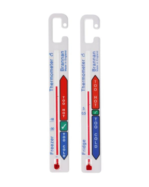 Brannan 22/440/2 | Twin Fridge & Freezer Hanging Thermometers | -30 to -18 °C & +0.5 to +5 °C - generaltechuae
