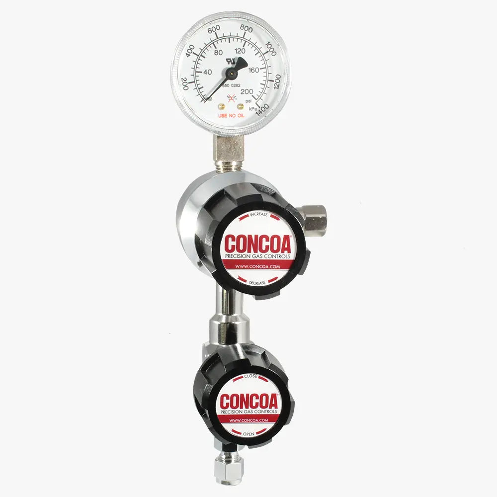 CONCOA 307 Series | Rear Entry Line Regulator | 3000 PSIG Inlet, Rear Entry Port