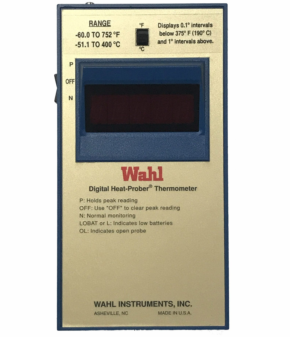 Palmer Wahl 329A | 392A Series Heat-Prober Platinum RTD Meter | -60 to 752°F - generaltechuae