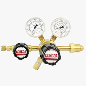 CONCOA 402 Series | Bare Brass Single Stage Regulator | Brass Barstock Body, 3000 PSIG Inlet