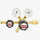 CONCOA 402 Series | Bare Brass Single Stage Regulator | Brass Barstock Body, 3000 PSIG Inlet
