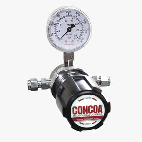 CONCOA 403 Series | Ultra-High Purity Line Regulator | Chrome-Plated Brass, Full Cylinder Rating