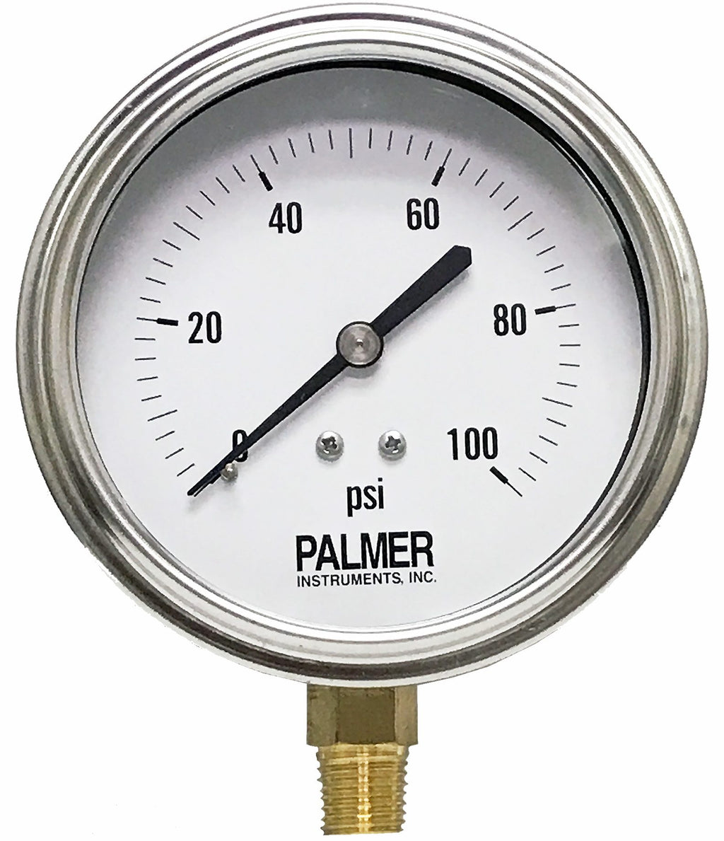 Palmer Wahl CB_Series | Stainless Steel Case Pressure Gauges | 1.5 to 4 in, to 4,000 psi - generaltechuae