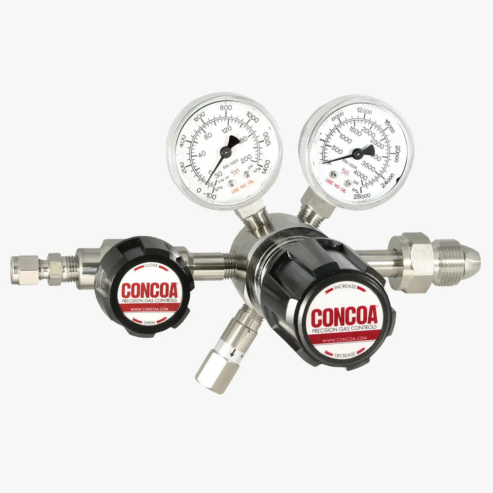 CONCOA 422 Series | Stainless Steel Single Stage Regulator | 316L Stainless, Toxic Gas Rated